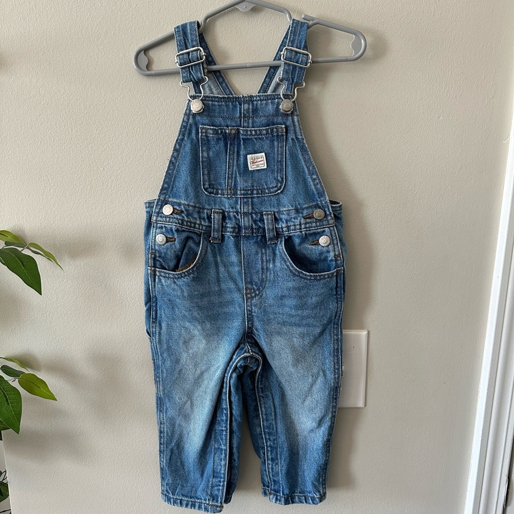 Kids Blue Denim Overalls